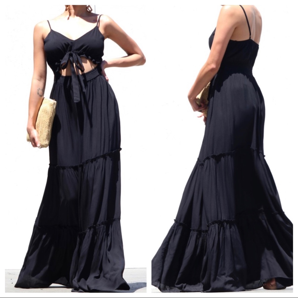 TUNNEL MAXI DRESS